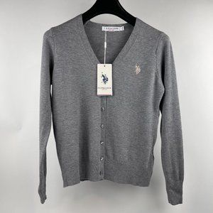 U.S. Polo Assn. Women's Classic V-Neck Cardigan